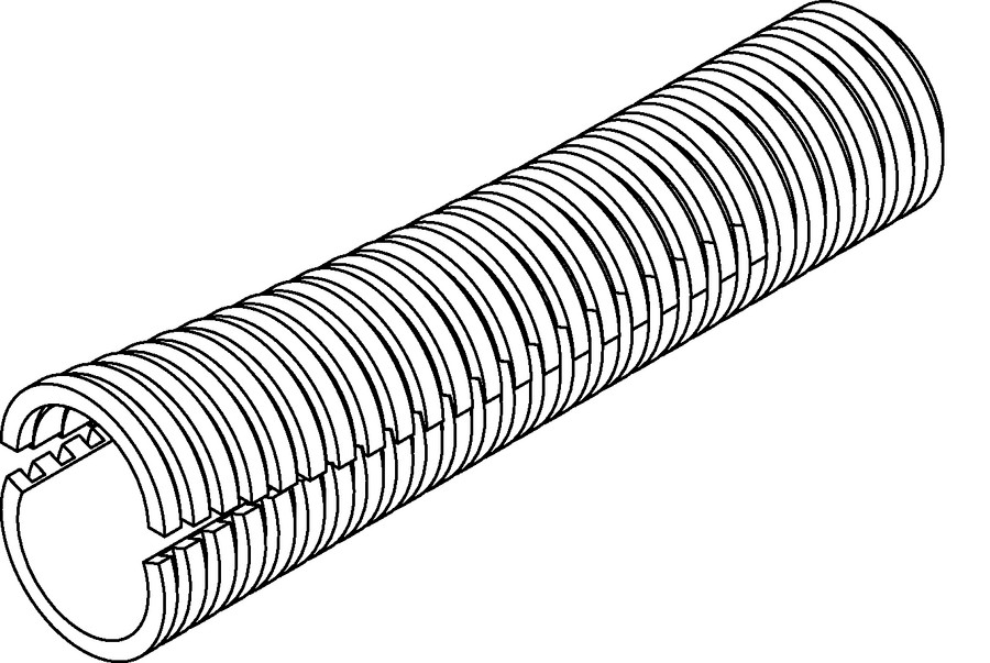 Tubo corrugato in PP PPWR-t