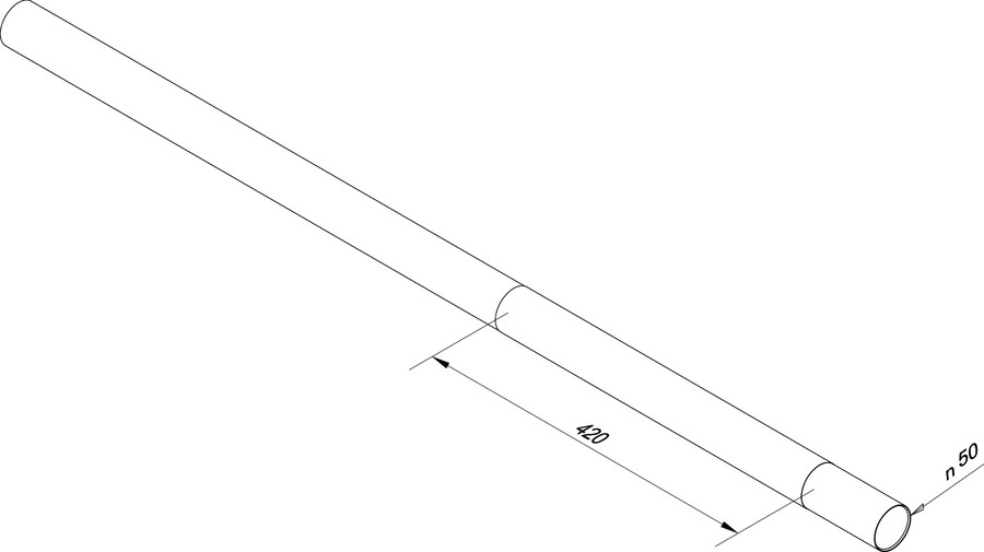 I tubi levigati 50x1200