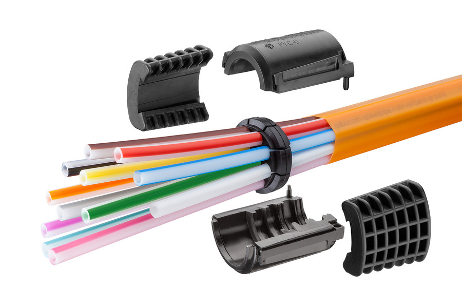 speedpipe tubo di rinforzo a terra SRV-G tc con EZA-t per la tenuta.
