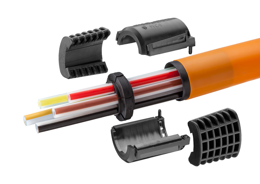 speedpipe tubo di rinforzo a terra SRV-G con EZA-t e Shi per installazioni di tubi in tubi.