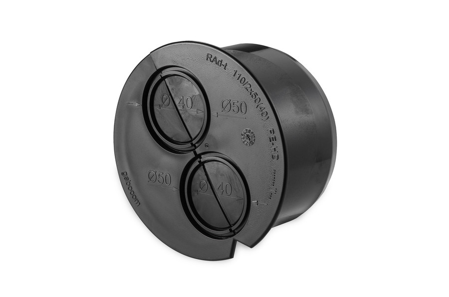 Adattatore per tubo diviso RAd-t per l'utilizzo in prese.