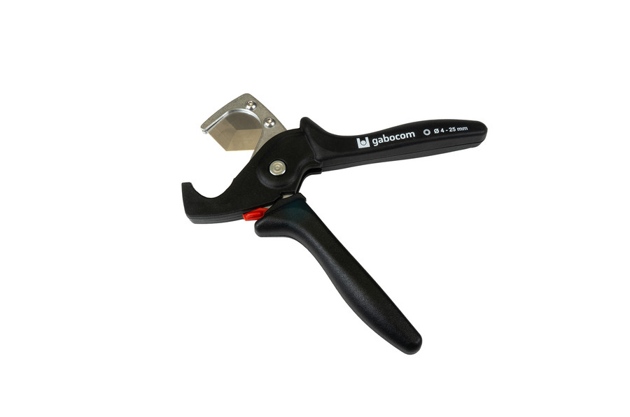 Taglierina speedpipe per un taglio senza trucioli e ad angolo retto.